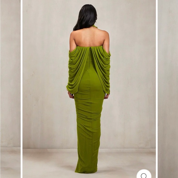 Deme by Gabriella Elegant Green Evening Gown - Picture 2 of 5